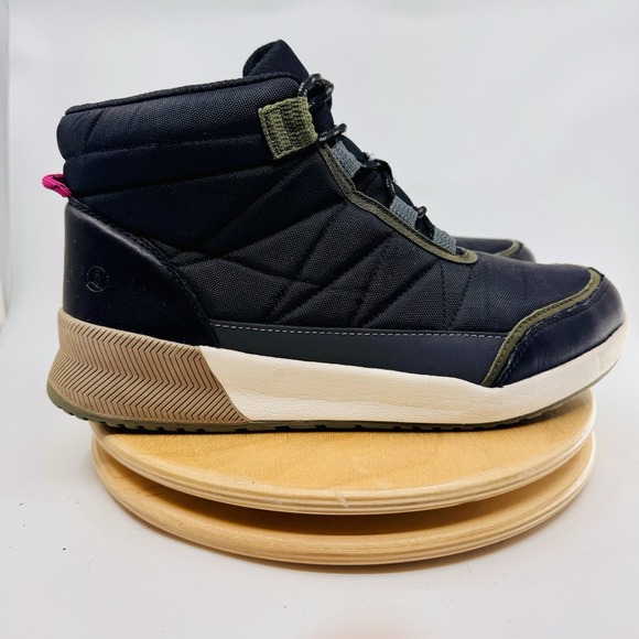 Lands End Women's 11 Black Transitional Insulated Winter Snow Boots - Picture 4 of 8